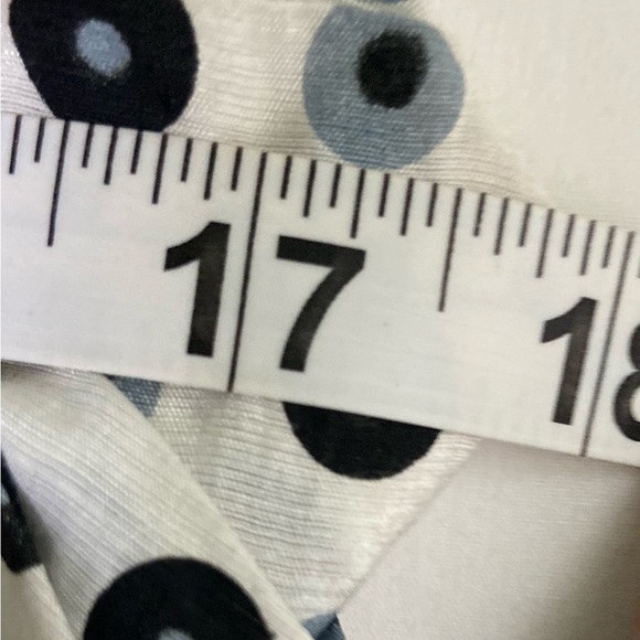 Y Apparel black on cream circular geometric print sundress  SZ  L - Picture 7 of 9